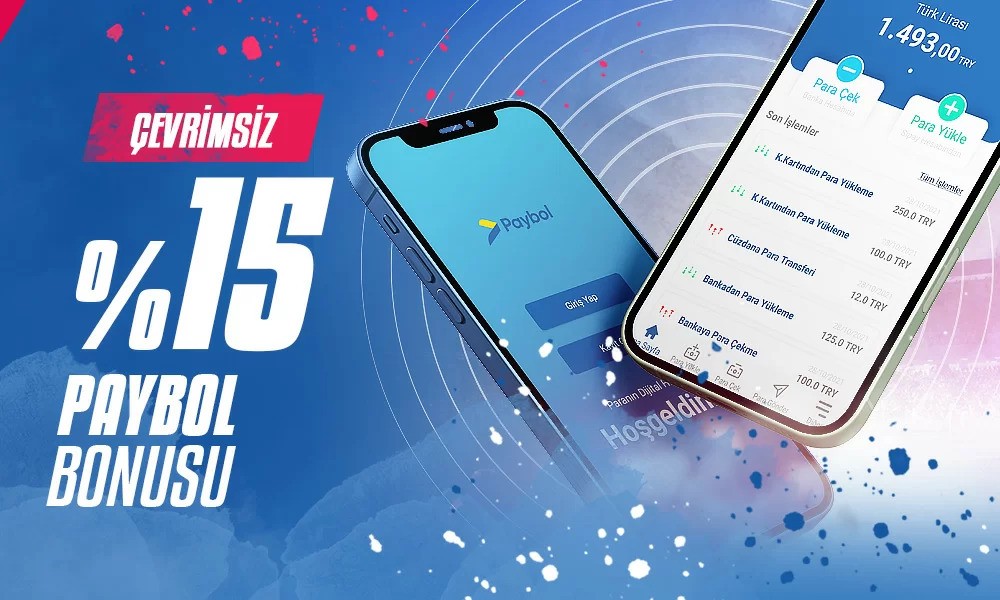 PAYBOL LE YATIRIMLARA EVRMSZ %15 BONUS